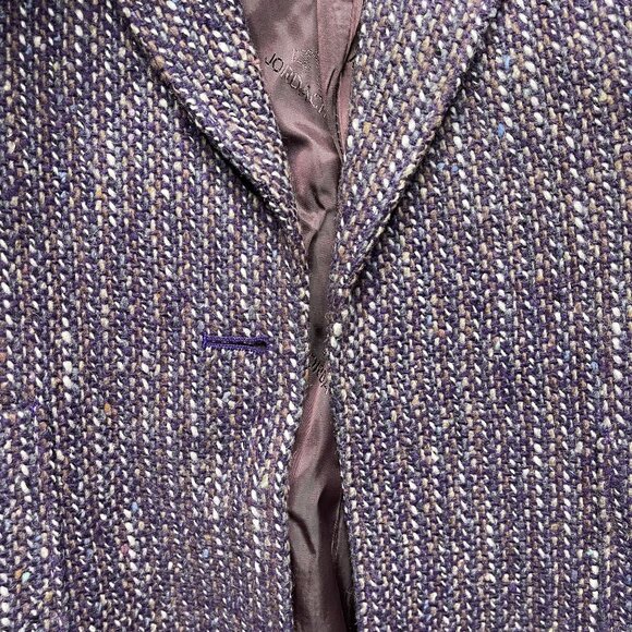 Vintage Jordache Womens Tweed Blazer Size 14 - Picture 9 of 11